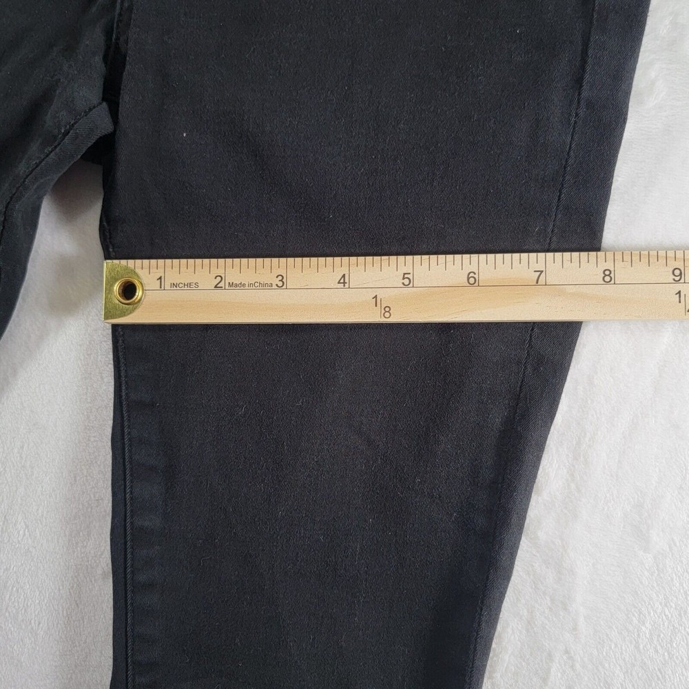ARMANI EXCHANGE Women's Jeans Size 29 Black Super Skinny Mid-Rise Stretch Denim - Picture 12 of 16